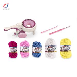 Machine à tricoter circulaire Chengji Hot Baby Knit DIY pour enfants, jouet de tissage intelligent en plastique pour écharpes et chapeaux, machine à tricoter à la main DIY - Product Image 3