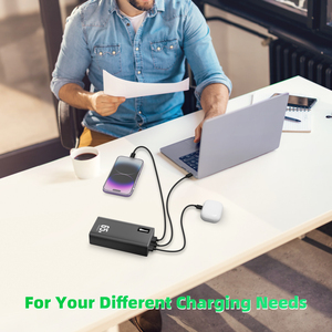 Banque d'Alimentation Oraimo <span class=keywords><strong>65</strong></span> Watts Recharge Rapide 50000mAh 30000mAh, Chargeur Portable QC PD 65W pour Téléphone Mobile et Ordinateur Portable - Product Image 5