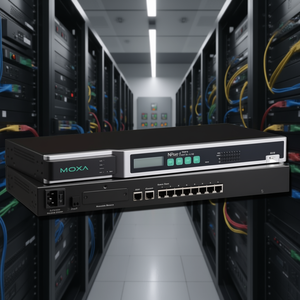 โมซ่า เอ็นพอร์ต 6650-8 เทอร์มินัลเซิร์ฟเวอร์ 8 พอร์ตแบบอนุกรม อุปกรณ์เครือข่ายอุตสาหกรรม - Product Image 3
