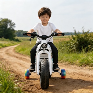 Motocicleta Eléctrica para Niños de 24 V y 380 W, Motocicleta Todoterreno Eléctrica de Alta Calidad con Ruedas de Entrenamiento, Freno de Seguridad, <span class=keywords><strong>Moto</strong></span> de Cross Eléctrica - Product Image 2