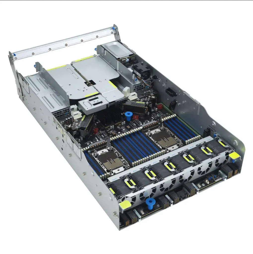 ESC N8-E11 7U HGX H100 8 GPUデュアルサーバー世代Xeonスケーラブルプロセッサ設計