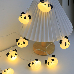 Luci a Stringa LED a Forma di Panda, Luce Notturna a Tema Animale, Funzionamento a Batteria o USB, Decorazioni per Camerette dei Bambini, Feste Natalizie - Product Image 3