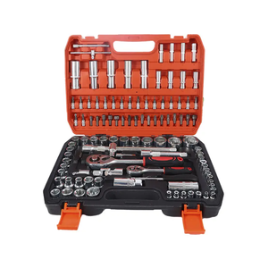 Kit d'outils de réparation automobile domestique 108 pièces clé <span class=keywords><strong>à</strong></span> outils combinée pour réparation de moteur de voiture boîte d'application de machines de réparation de voiture - Product Image 1