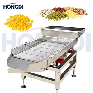 Stainless steel linear vibrating screen metal abrasive steel grit screening machine vibrating screen