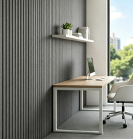 Panneaux muraux Spock et revêtement extérieur résistant aux intempéries avec un design moderne, installation facile, utilisation en extérieur