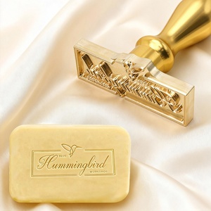 Moule de presse à logo en laiton personnalisé pour savon - Outil de gaufrage de savon haute précision pour les marques de savon artisanal - Product Image 3