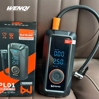 Gonfleur de pneus numérique pour voiture, pompe à air avec arrêt automatique, 4 modes prédéfinis pour voiture, moto, vélo, ballon, avec écran LCD numérique