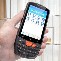 Prix d'usine en gros, Android 15, PDA robuste portable de 4 pouces, lecteur de codes-barres IP65, terminal de collecte de données, batterie amovible