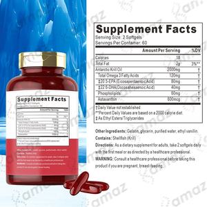 Kamaz kustom minyak Krill Antartika murni Omega-3 EPA <span class=keywords><strong>DHA</strong></span> & astrxanthin suplemen diet langsung dari pasokan pabrik OEM - Product Image 2