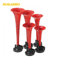 DIXIE 12V Kit Klakson Mobil Suara Keras Desain Speaker ABS 2-Arah Sistem Alarm Keamanan Tingkat Suara 110~125dB untuk Truk Chevrolet