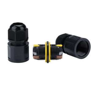 Hochleistungs-IP68-Wasserdichter Kabelverbinder 3-Poliger Steckverbinder Schraubenloser Schnellverbinder 1 Ein- 1 Ausgang für Sicherheitssysteme - Product Image 1