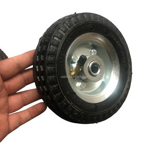 Pneus <span class=keywords><strong>6x2</strong></span> Pneumáticos Rodízio De Borracha Roda para Wheelbarrow Ferramenta Carrinho Roda - Product Image 2