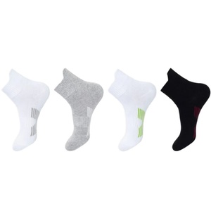 Chaussettes de sport respirantes pour hommes, en coton, couleur unie, basses ou mi-hautes, personnalisables avec logo, vente en gros - Product Image 5