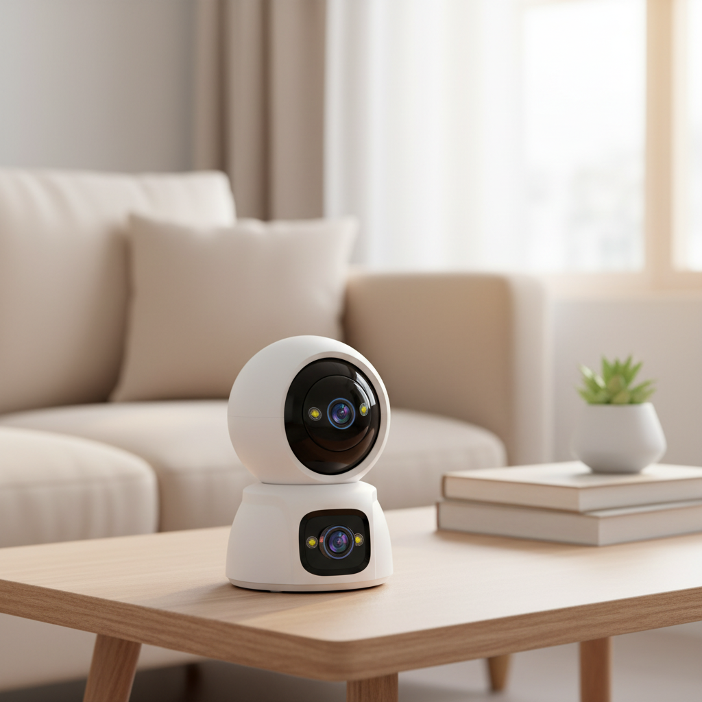 FY867 Smart WiFi PTZ Security Camera – 1080P HD Dual-Band with AI Auto Tracking & 360° Night Vision - View 5