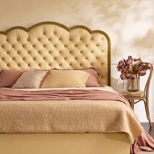 <span class=keywords><strong>Lit</strong></span> en cuir tufté à boutons rétro de style français Chambre à coucher moderne et simple <span class=keywords><strong>Lit</strong></span> double à bord carré de luxe <span class=keywords><strong>Lit</strong></span> intégré - Product Image 5