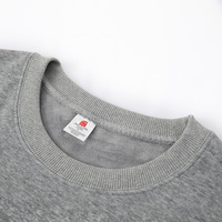 Sweat-shirt unisexe à col rond, coupe ample, en mélange polyester/coton, couleur unie, toucher doux et agréable pour la peau, décontracté, printemps