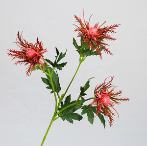 Vente en gros de fleurs artificielles d'Ecosse fleurs de thisle en soie fleurs de thisle pour la décoration de mariage - Product Image 3