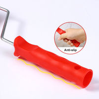 Rouleau de peinture en caoutchouc élégant et réglable à dégagement rapide de 19 cm pour revêtements de sol, brosse à motifs pour décoration murale, peinture industrielle DIY, designs ODM/OEM