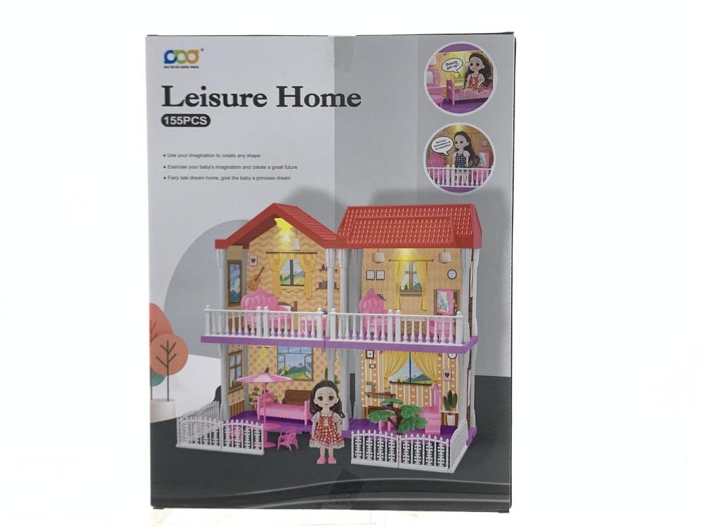 155ชิ้น (ตุ๊กตาบาร์บี้6นิ้วและสุนัข2ตัว)