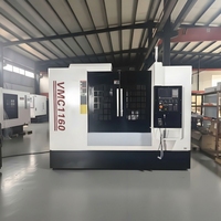 Centro de Mecanizado Vertical VMC 1160 de 3/4/5 Ejes con Husillo BT40 de Alta Precisión, Fanuc/GSK Mitsubishi, para Fabricación de Moldes de Piezas Automotrices