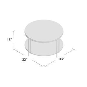 <b>White</b> Faux Marble Decorative Side Table with Gold Metal Frame and Mirrored Bottom Shelf Unique Touch for Apartment Organization - Product Image 6