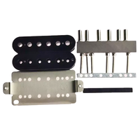 Diskon suku cadang pickup gitar DIY Alnico 5 nikel baseplate kit Pickup gitar humbucker