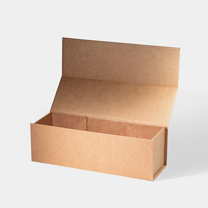 Caja de Regalo de Embalaje para Botellas de Vino Kraft con Cierre Magnético al por Mayor - Product Image 2