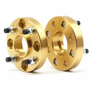 Tùy chỉnh 50mm Hợp Kim Bánh xe Spacer với 5 lỗ OEM/ODM nhanh chóng prototyping và khoan loại CNC gia công 25mm bánh xe spacer