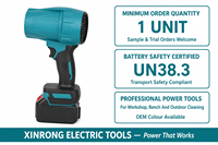 Soffiatore da Officina a Batteria 21V con Batteria al Litio da 2.6Ah, Ventola Turbo e Griglia di Aspirazione Posteriore per Pulizia Banco da Lavoro e Rimozione Polvere