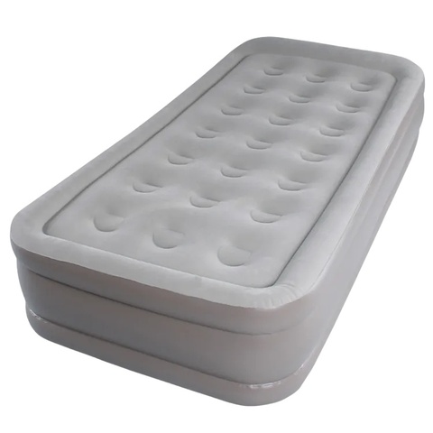 Modern Flocked Design High Quality Home Use Foldable Durable 2 Persons PVC Soft Inflatable Mattresses