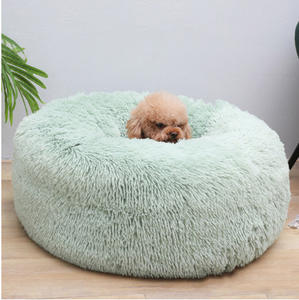 Alfombrilla para mascotas suave de Donut, sofá de felpa para mascotas, cojines de cama redondos para perros de princesa Rosa calmantes para perros y gatos - Product Image 5