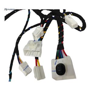 汽车车身门控线束总成多分支黄条纹编织套定制线束OEM 12V 24V - Product Image 4