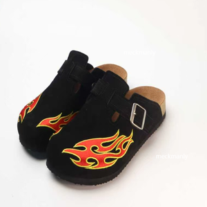 Sandales en cuir véritable style vintage avec semelle en liège pour femmes et hommes – Tendance mode pour l'été et l'automne - Product Image 6