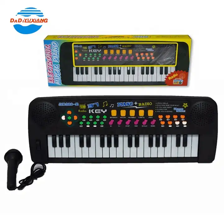 37 touches keyboardmusic instrument jouet électrique enfants piano avec  microphone