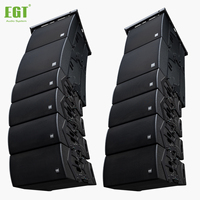 Subwoofer Line Array Actif 18 pouces avec Amplificateur DSP Intégré pour Tournées, Grands Événements Scéniques, Clubs et Concerts (Système de Sonorisation)