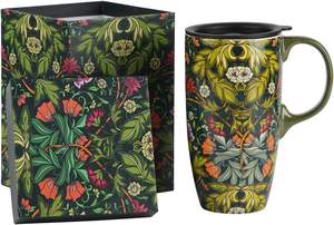 Tasse à café en céramique Tasse à thé Latte en <span class=keywords><strong>porcelaine</strong></span> avec couvercle 17oz. Vert - Product Image 2