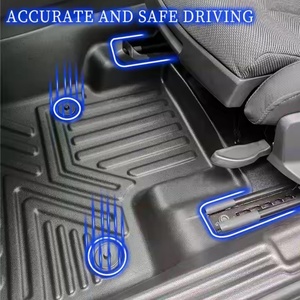 Tapis de sol de voiture en plastique TPE 5D sur mesure, ensemble complet, accessoires de voiture en plastique TPE 5D d'usine pour Jetour X70 - Product Image 4