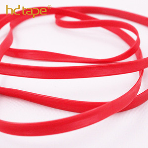 Màu đỏ tùy chỉnh dải dập nổi không thấm nước Dây giày Stretch Silicone TPU băng đàn hồi - Product Image 2