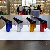 Chine usine personnaliser fort bleu jet flamme briquet Cigarette cuisine mini torche briquet