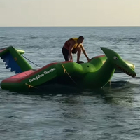 Nouveau design de jouet aquatique gonflable tractable : Dragon volant, Poisson volant, Oiseau, Raie manta pour la navigation nautique