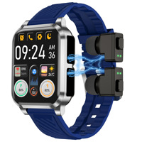 Montre connectée AIMB-Z20 avec bracelet en silicone, écran TFT de 2,01 pouces, boîtier en acier inoxydable, GPS, moniteur de fréquence cardiaque, suivi du sommeil, unisexe
