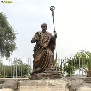 YOUFINE - Estatua de San Pedro de Bronce Fundido a Tamaño Real para Exteriores, Escultura Religiosa para Iglesia - Product Image 6