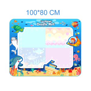 100*80 cm di pittura ad acqua riciclabile Pad giocattolo Multi-accessori acqua tela creazione creazione disegno acqua scarabocchio tappetino per bambini - Product Image 5