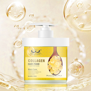 Vente en gros de crème capillaire au collagène pour <span class=keywords><strong>cheveux</strong></span> secs <span class=keywords><strong>masque</strong></span> capillaire réparateur doux nourrissant aux vitamines bio - Product Image 2