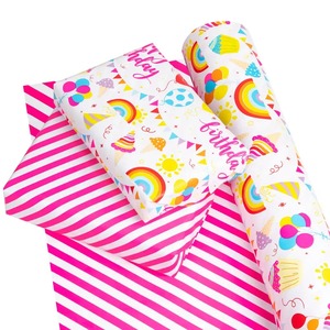 Eco-Friendly Recyclable Double-Sided Coated Art <b>Paper</b> <b>Wrapping</b> <b>Paper</b> Roll for Gift & Craft Use (35-100GSM Thickness) - Product Image 3