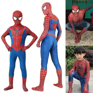 Mejor hecho niños adultos Spider-Man: lejos de casa Spiderman Cosplay traje Venom Halloween Cosplay monos