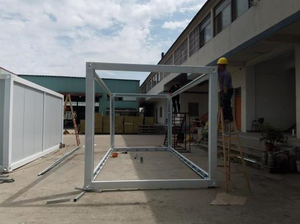 EU Odern 20ft Bolted Assembled Container House Frame Detachable Steel Structure Modular Villa - Product Image 3
