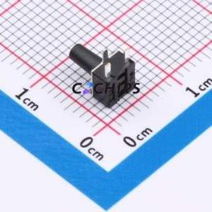 TSC08-CBW1FH7.5 Tactile Switch Through hole-3P,4.5x4.5mm Switch Single Pole Single Throw Round Button 2.5N Right Angle Insert - Product Image 2