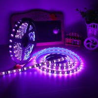Haute luminosité 5V 12V 24V bandes lumineuses intelligentes 4 broches 5M 10M 50M RGB SMD 5050 Led bande TV rétro-éclairage Flexible RGB Led bande