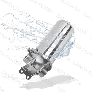 Vỏ lọc nước dạng hộp bằng thép không gỉ LIANDA 304, kích thước 10, 20, 30, 40 inch, tình trạng mới, bộ lọc đa túi - Product Image 4